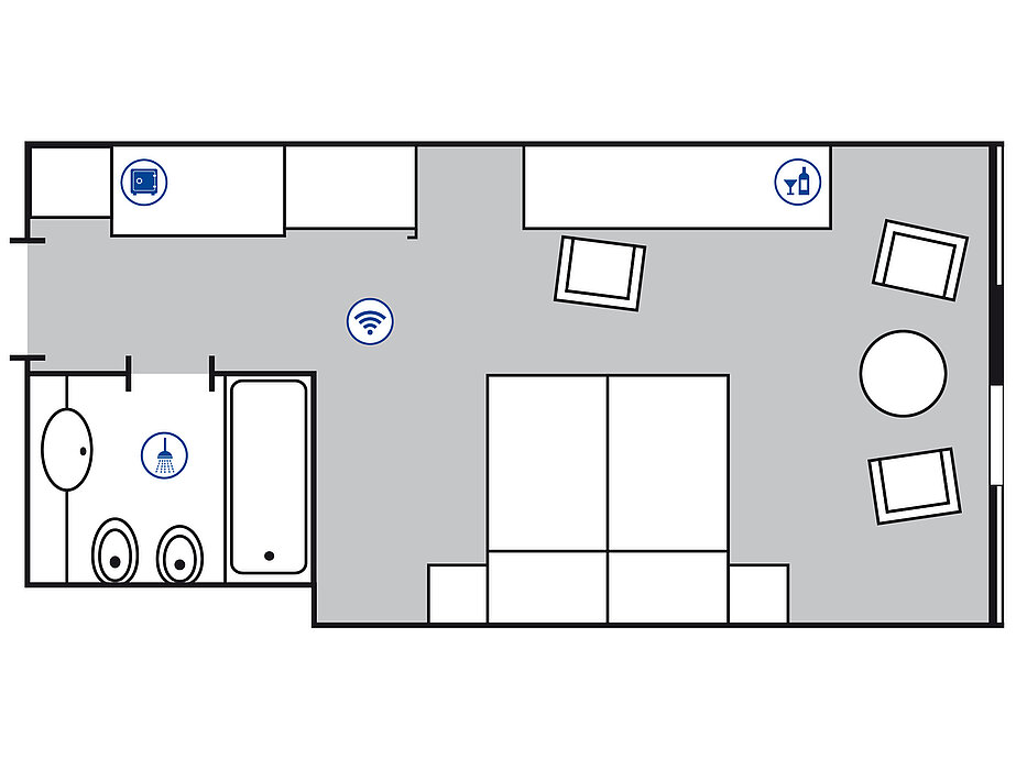 Room floor plan Classic room | Maritim Airport Hotel Hannover Room floor plan Classic room | Maritim Airport Hotel Hannover
