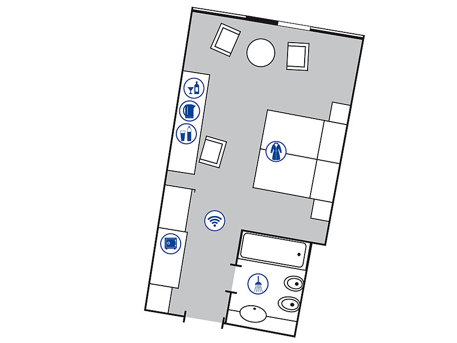 Room floor plan Superior room | Maritim Airport Hotel Hannover Room floor plan Superior room | Maritim Airport Hotel Hannover