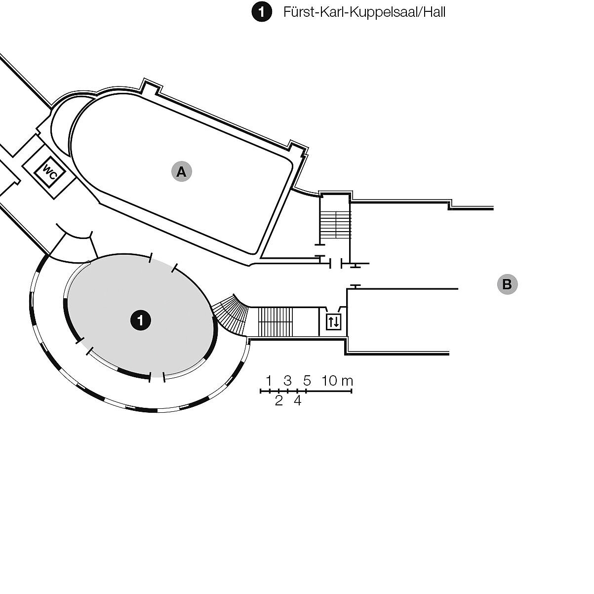 Floor plan, 2nd floor | Maritim Hotel Bad Wildungen 
