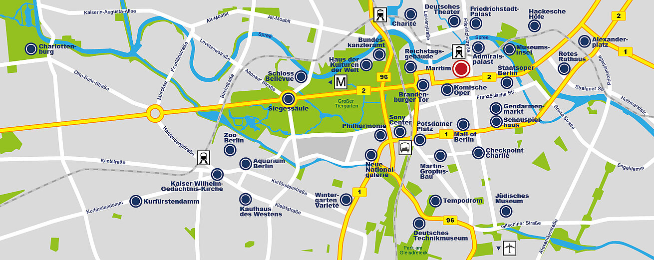 Roadmap Maritim proArte Hotel Berlin
